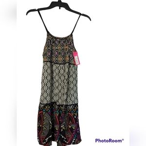 Xhilaration abstract boho sundress in size Medium